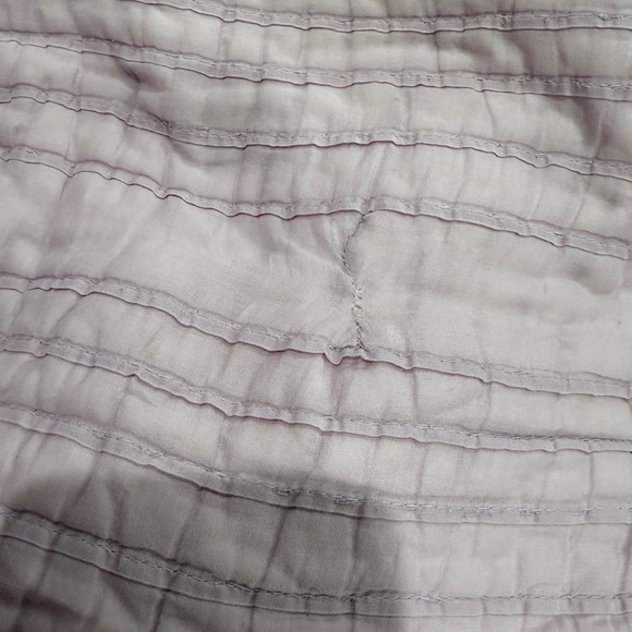 Sky Pintuck FULL / QUEEN Quilt Coverlet Sz 88”x 96” 100% Cotton In Lavender - Picture 12 of 15